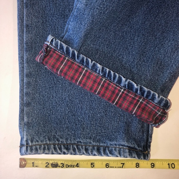 CABELA’S Lined Straight-Leg High-Rise Women’s Jeans (W18R L30) - Picture 13 of 17